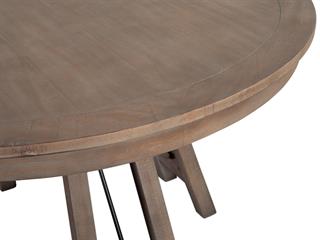 Wood 52" Round Dining Table KD - Al Rugaib Furniture