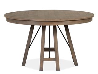 Wood 52" Round Dining Table KD - Al Rugaib Furniture