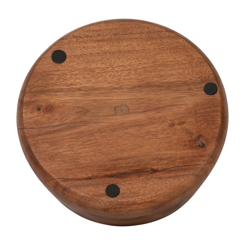 WOOD, 6" 11 OZ BOWL SCENTED CANDLE, NATURAL - Al Rugaib Furniture