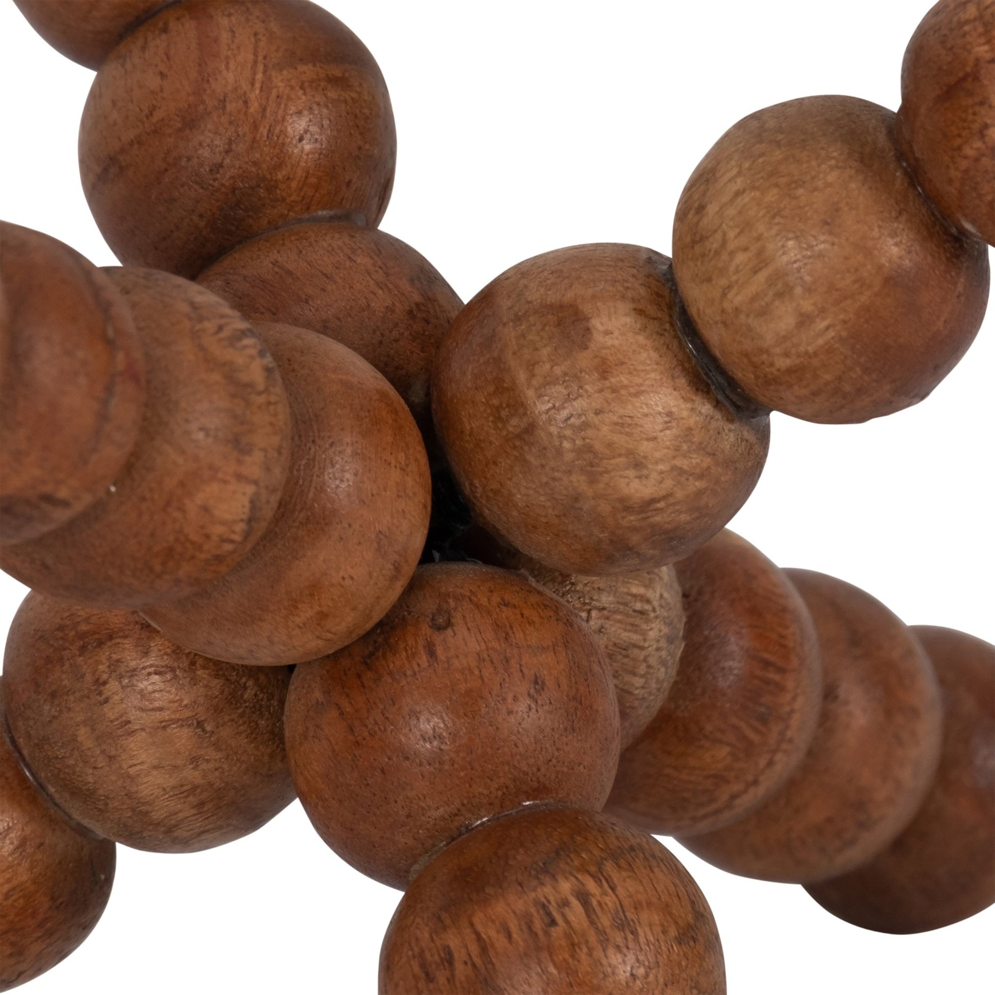 WOOD, 6" BEADED JACK, NATURAL Table Decors| Sagebrook Home