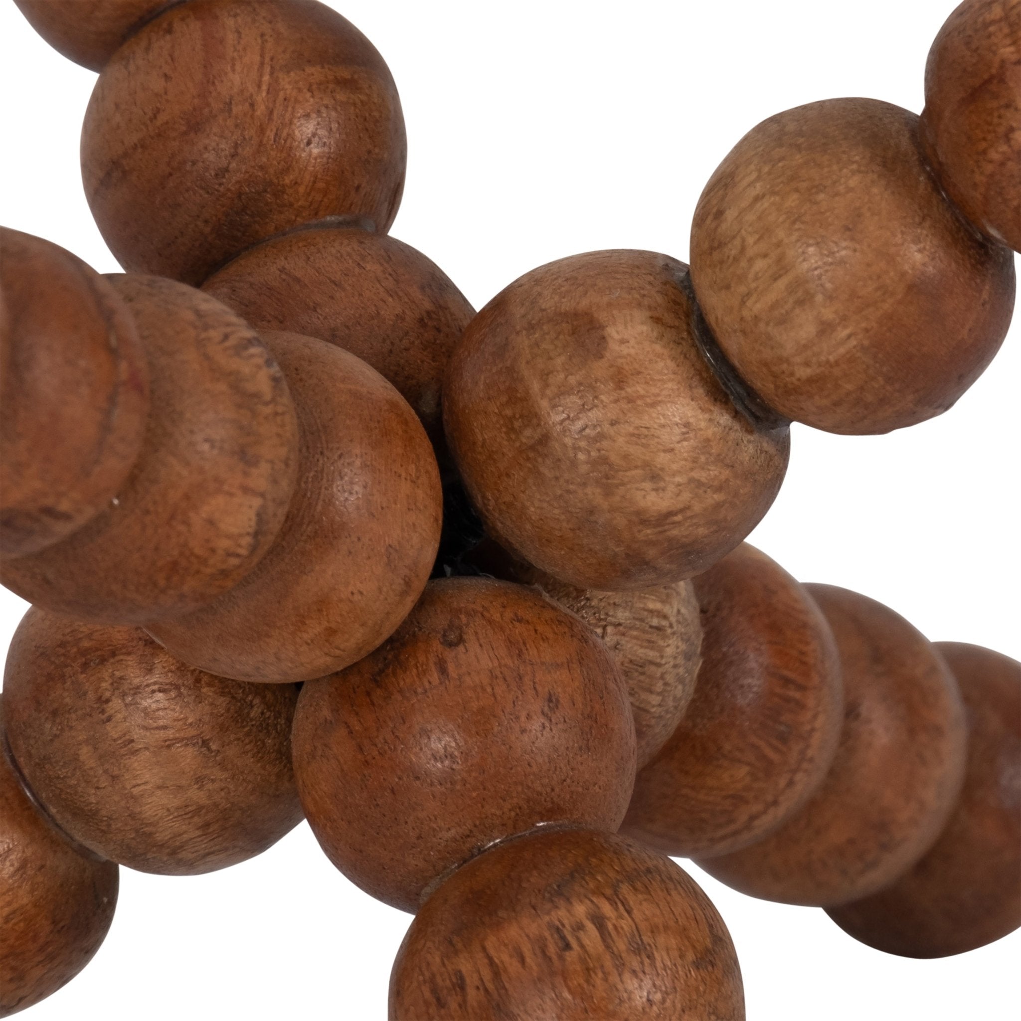 WOOD, 6" BEADED JACK, NATURAL Table Decors| Sagebrook Home