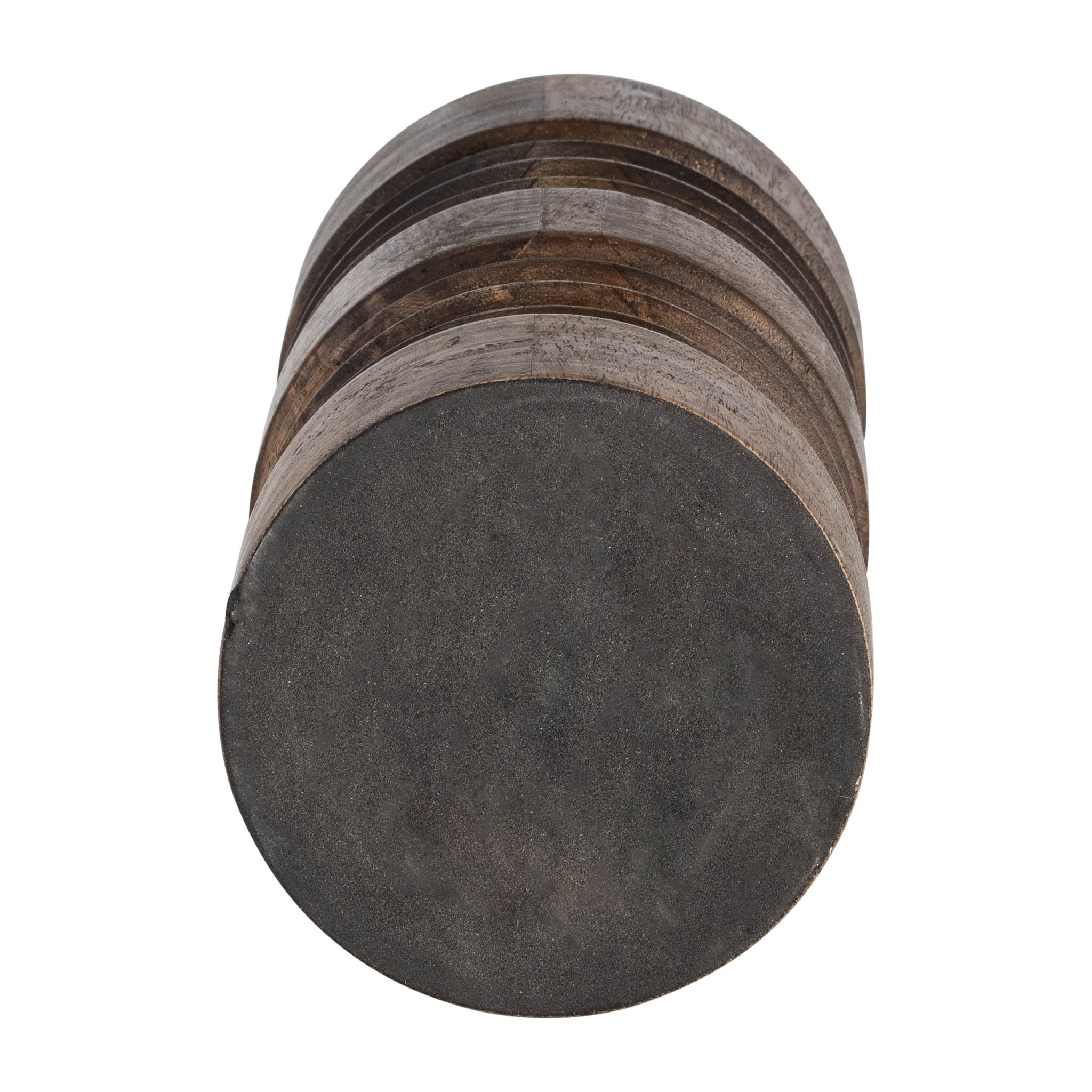 Wood, 6"H Accordion Candle Holder, Brown Candle Holders| Sagebrook Home