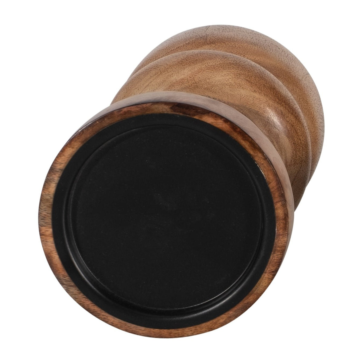WOOD, 8" TRADITIONAL PILLAR CANDLEHOLDER, NATURAL Candle Holders| Sagebrook Home