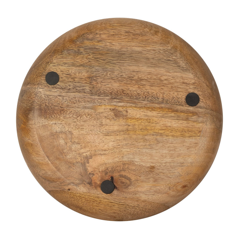 WOOD, 9" 20 OZ MODERN BOWL SCENTED CANDLE, NATURAL - Al Rugaib Furniture