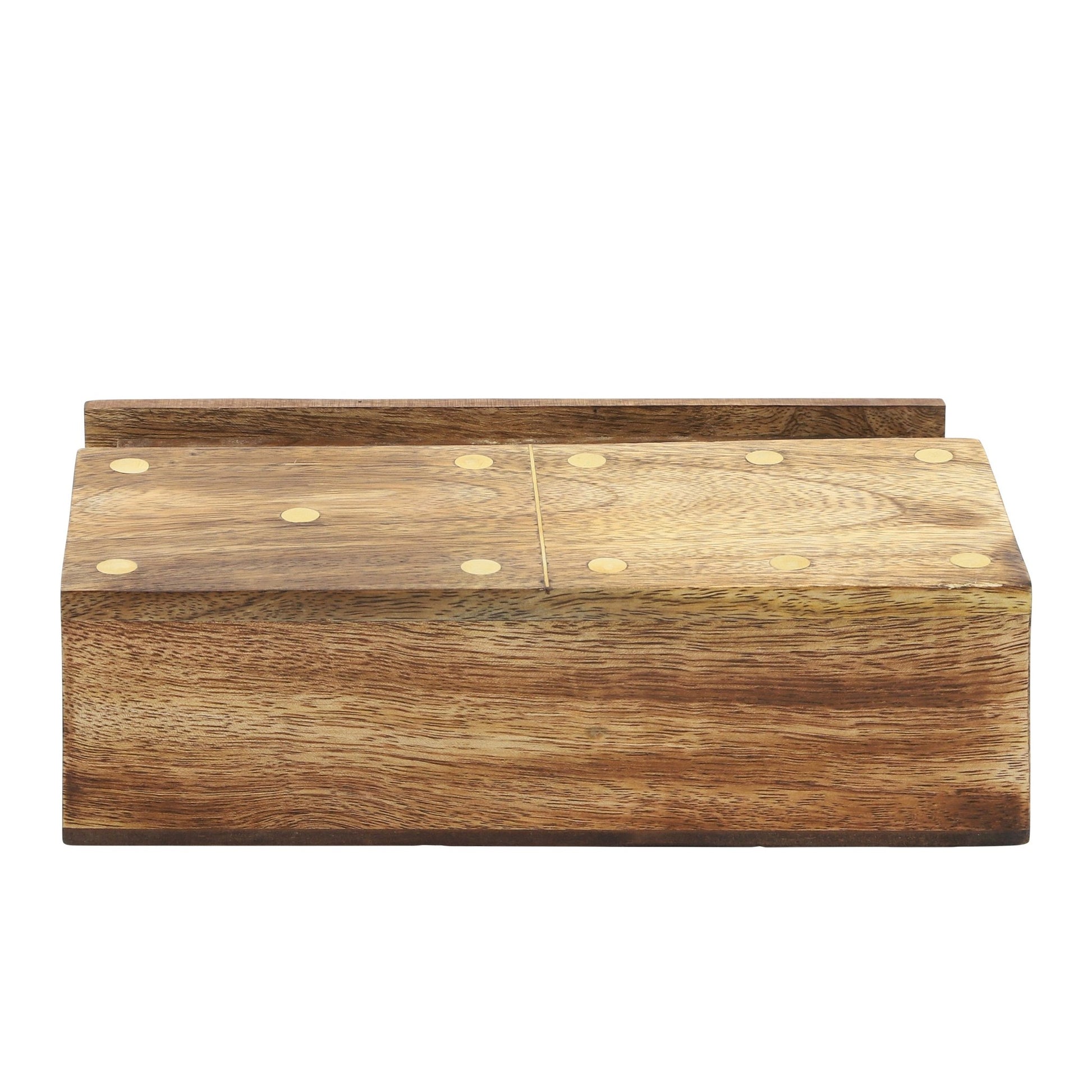 WOOD, 9X3 DOMINOES, BROWN Table Decors| Sagebrook Home