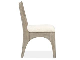 Wood Dining Side Chair w/Upholstered Seat - Al Rugaib Furniture