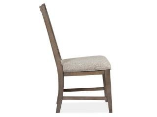 Wood Dining Side Chair w/Upholstered Seat KD - Al Rugaib Furniture
