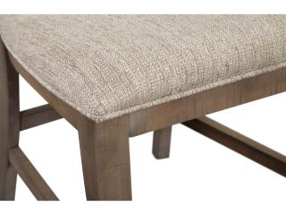 Wood Dining Side Chair w/Upholstered Seat KD - Al Rugaib Furniture