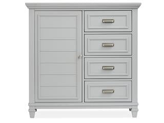 Wood Door Chest - Grey KD - Al Rugaib Furniture