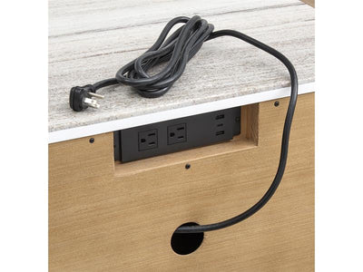 Wood Drawer Nightstand - Al Rugaib Furniture