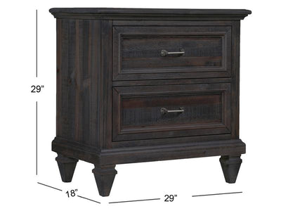 Wood Drawer Nightstand - Al Rugaib Furniture