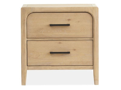 Wood Drawer Nightstand - Al Rugaib Furniture