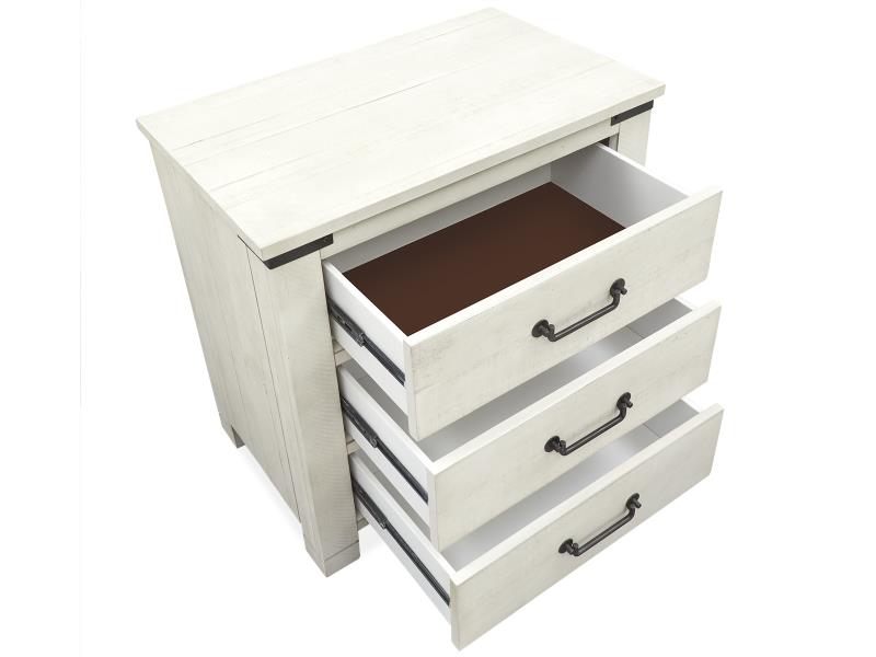 Wood Drawer Nightstand - Al Rugaib Furniture