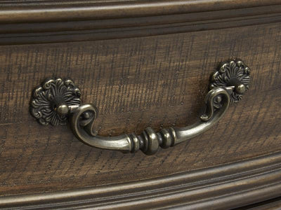 Wood Drawer Nightstand - Al Rugaib Furniture