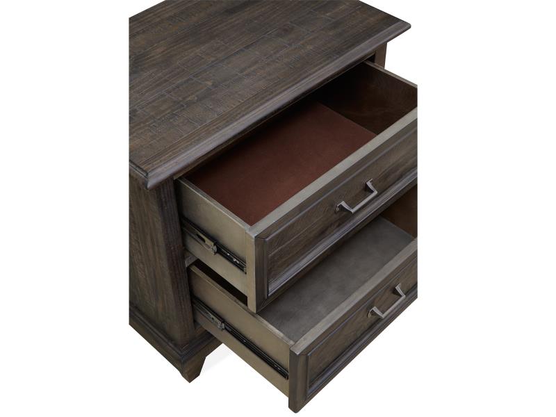 Wood Drawer Nightstand - Al Rugaib Furniture