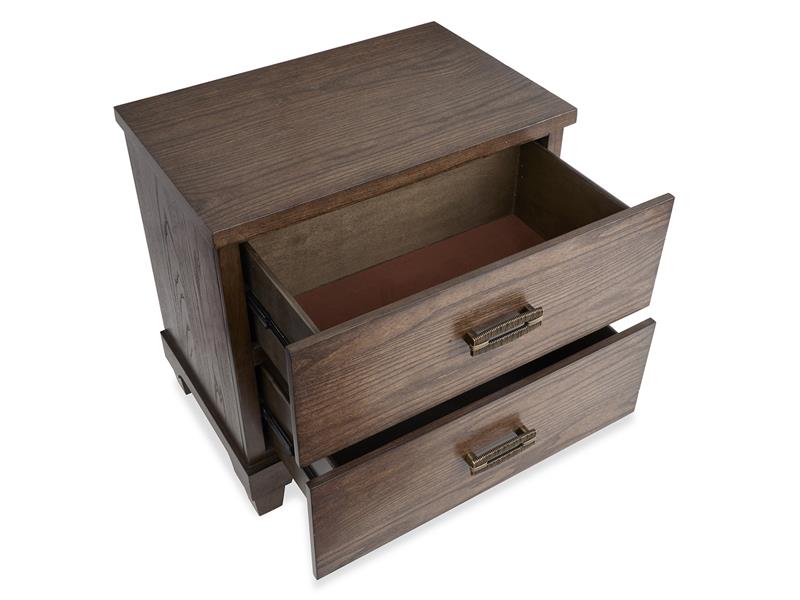 Wood Drawer Nightstand - Al Rugaib Furniture