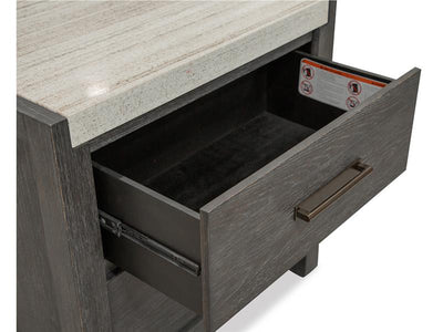 Wood Drawer Nightstand - Al Rugaib Furniture