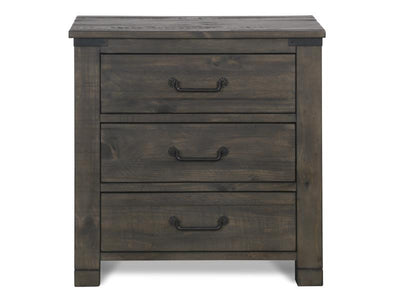Wood Drawer Nightstand - Al Rugaib Furniture