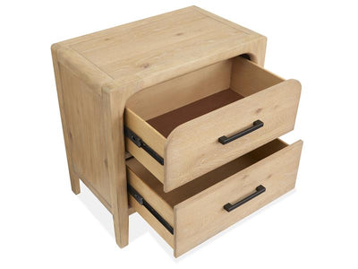 Wood Drawer Nightstand - Al Rugaib Furniture