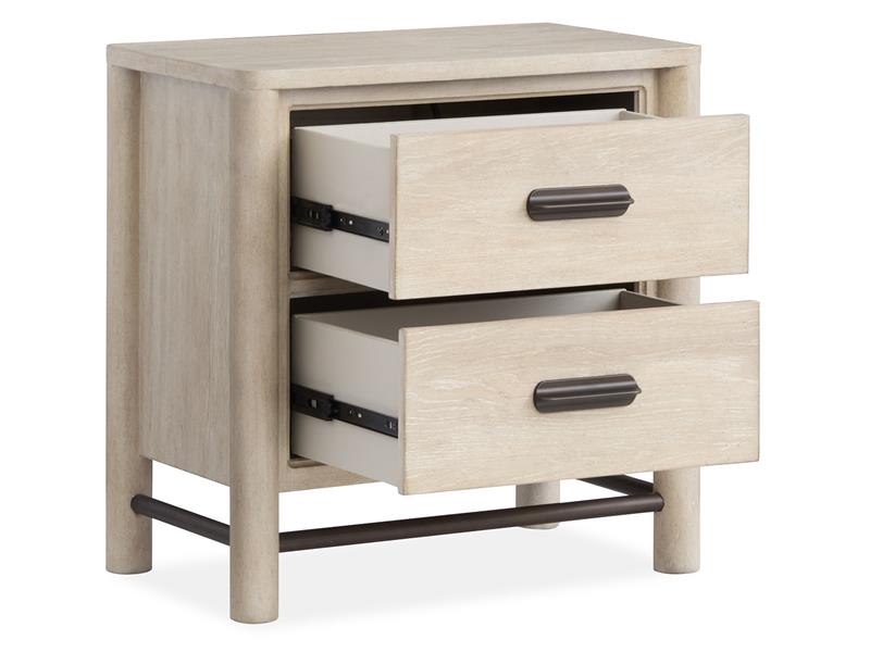 Wood Drawer Nightstand - Al Rugaib Furniture