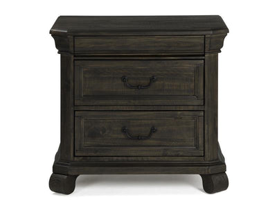Wood Drawer Nightstand - Al Rugaib Furniture