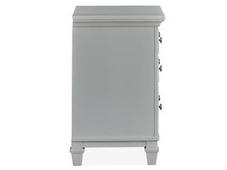 Wood Drawer Nightstand - Grey KD - Al Rugaib Furniture