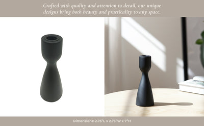 Wood Modern Taper Holder - Al Rugaib Furniture