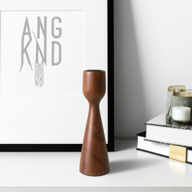 Wood Modern Taper Holder - Al Rugaib Furniture