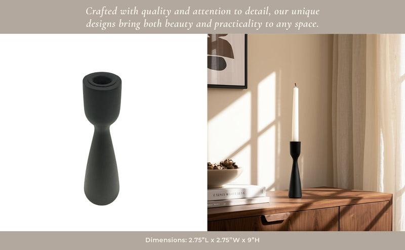 Wood Modern Taper Holder - Al Rugaib Furniture