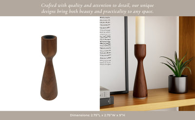 Wood Modern Taper Holder - Al Rugaib Furniture