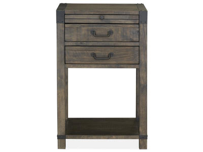 Wood Open Nightstand - Al Rugaib Furniture