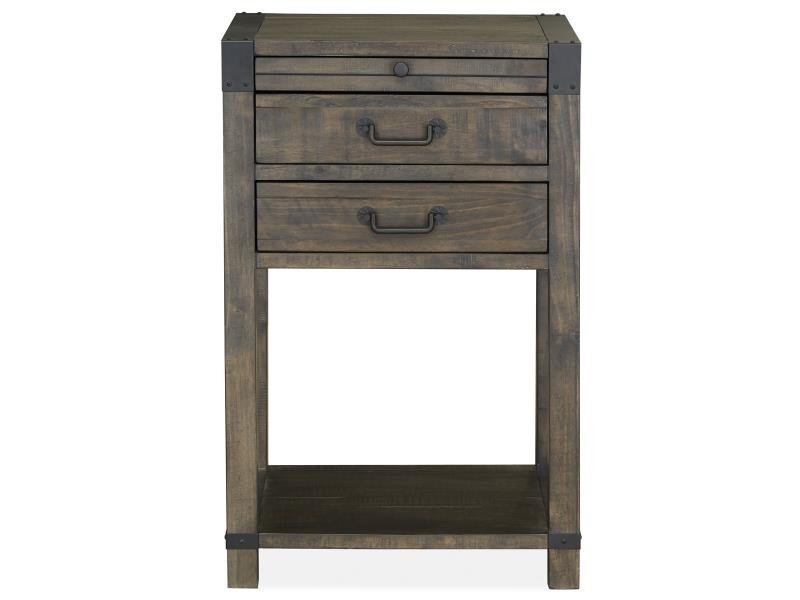 Wood Open Nightstand - Al Rugaib Furniture