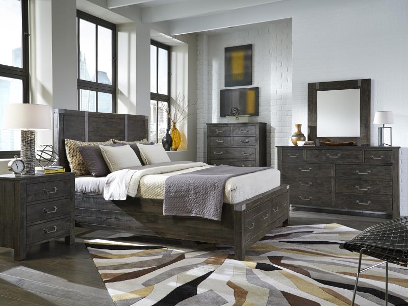 Wood Open Nightstand - Al Rugaib Furniture