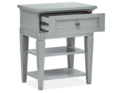 Wood Open Nightstand - Al Rugaib Furniture