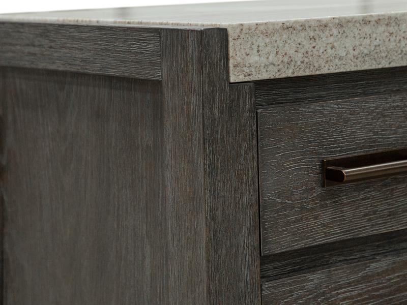 Wood Open Nightstand - Al Rugaib Furniture