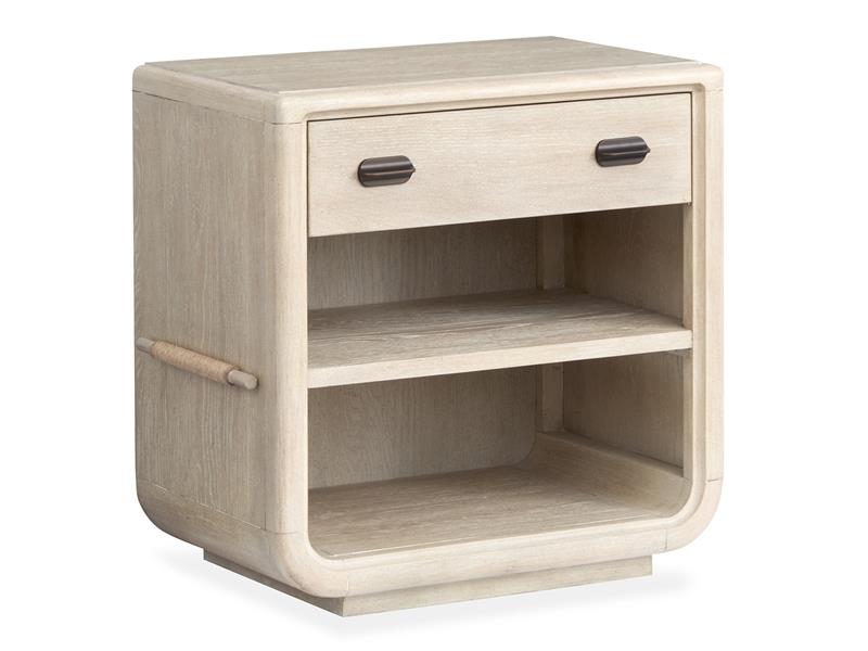 Wood Open Nightstand - Al Rugaib Furniture