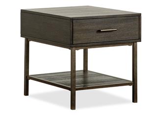 Wood Rectangular End Table KD - Al Rugaib Furniture