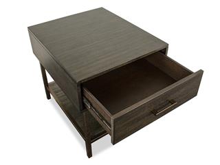 Wood Rectangular End Table KD - Al Rugaib Furniture