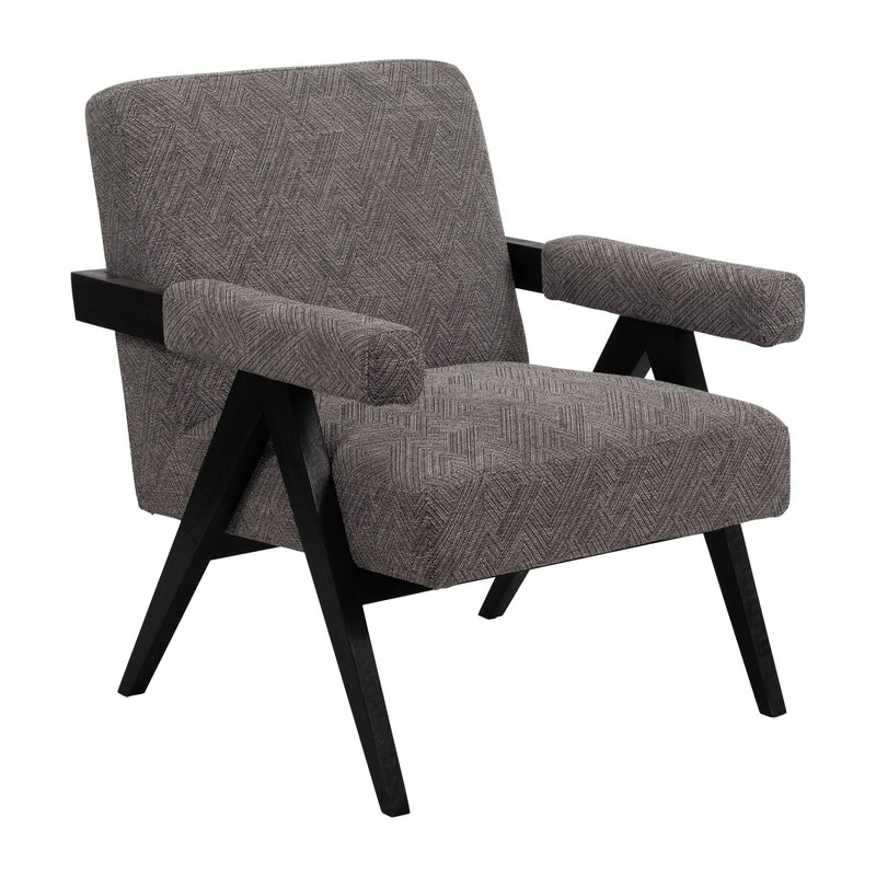 WOOD - SCANDINAVIAN ACCENT CHAIR - GRAY - Al Rugaib Furniture