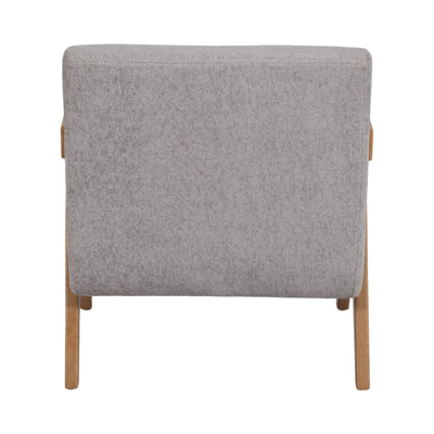 Wood - Scandinavian Accent Chair, Gray - Al Rugaib Furniture