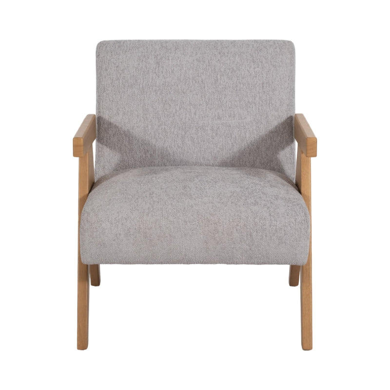 Wood - Scandinavian Accent Chair, Gray - Al Rugaib Furniture