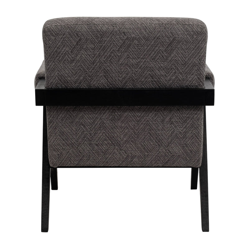WOOD - SCANDINAVIAN ACCENT CHAIR - GRAY - Al Rugaib Furniture