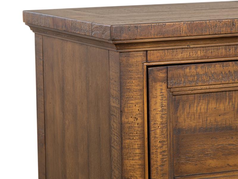 Wood Small Drawer Nightstand - Al Rugaib Furniture