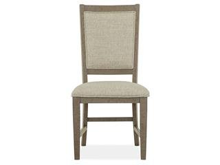 Wood Step Up Side Chair w/Upholstered Seat & Back KD - Al Rugaib Furniture