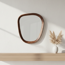 Wooden Halo Mirror
