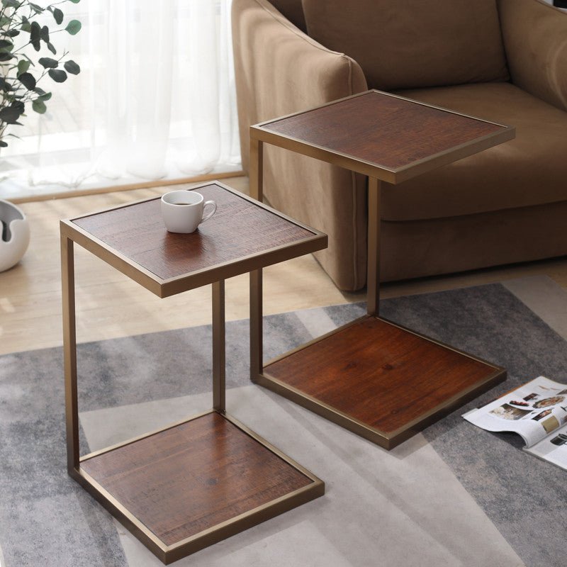 WOODEN NESTING TABLE Accent & End Tables| Crestview