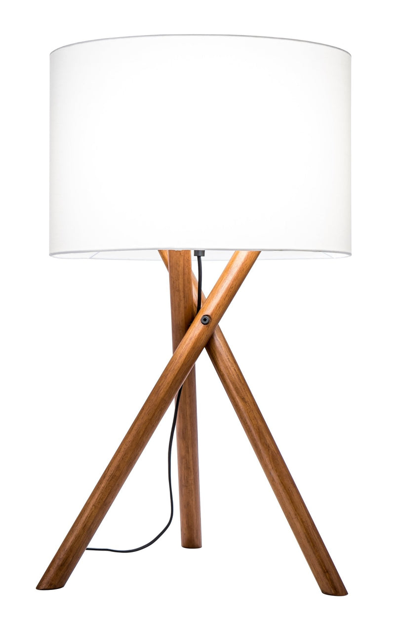 WOODEN TRIPOD TABLE LAMPS - Al Rugaib Furniture