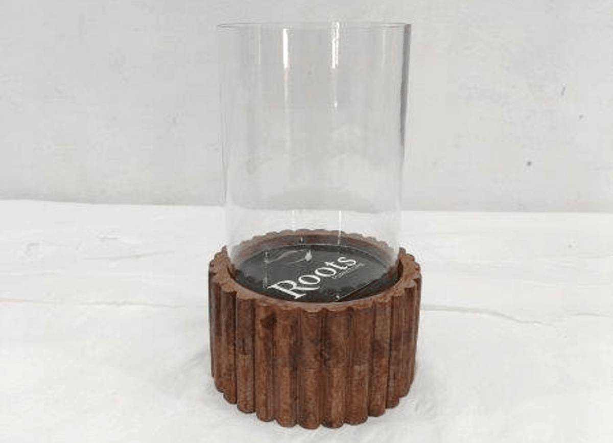 Wooden Wonder Hurricane Candle Holders| Roots Furniture