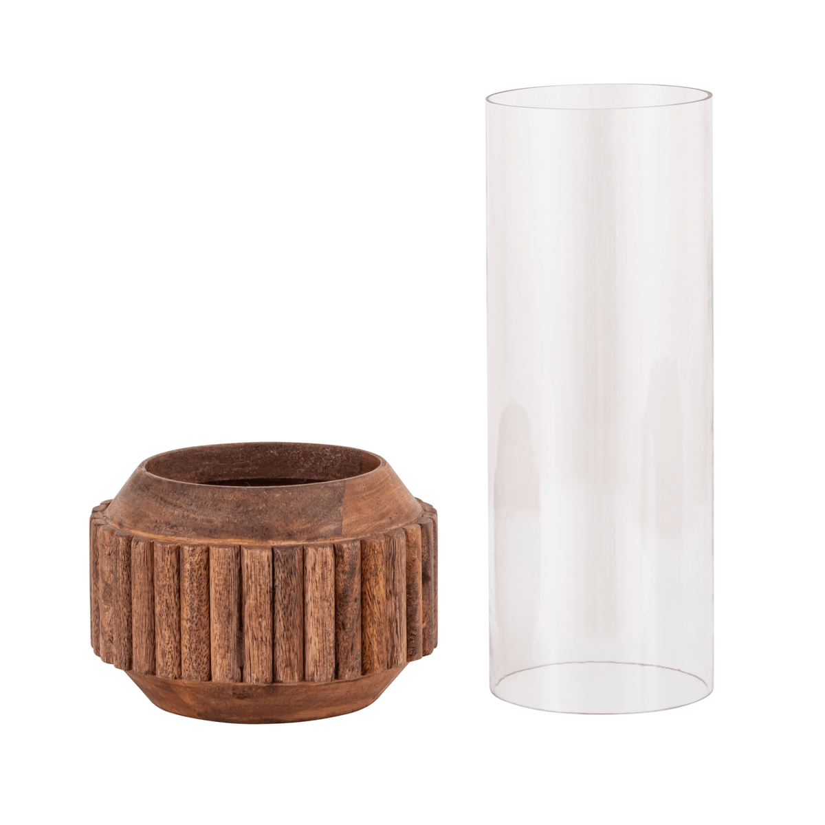 Wooden Wonder Hurricane Candle Holders| Roots Furniture