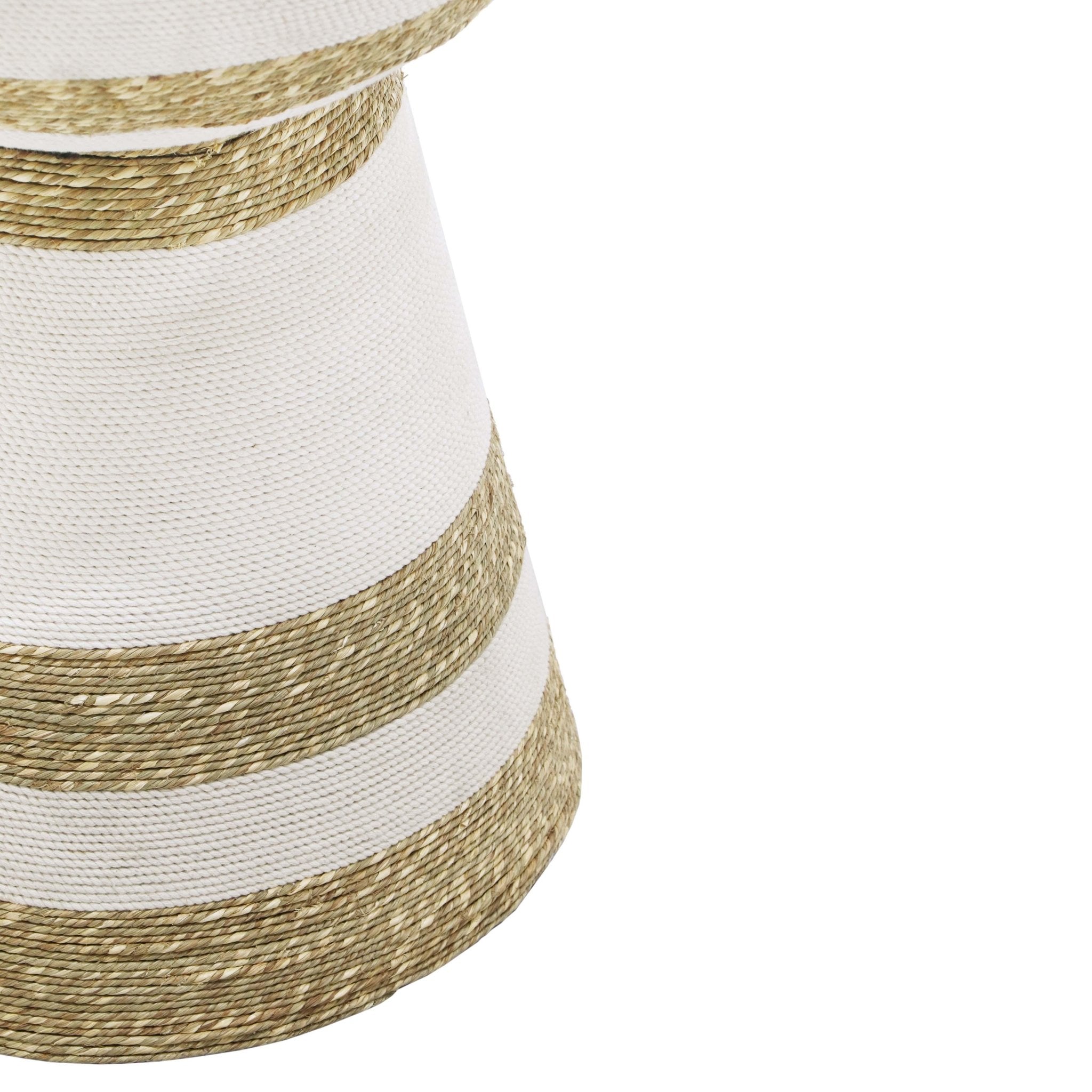 Wren Striped Side Table End Tables| TOV